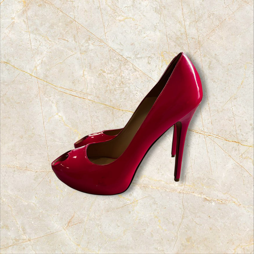 Alexander McQueen Damen Pumps Peep Toe — Size 37,5