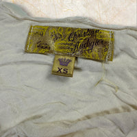 Christian Audigier Y2K Damen Poncho / Tunika — Size XS