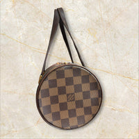 Louis Vuitton Vintage Papillon 30 Damen Schultertasche — Damier Ebene