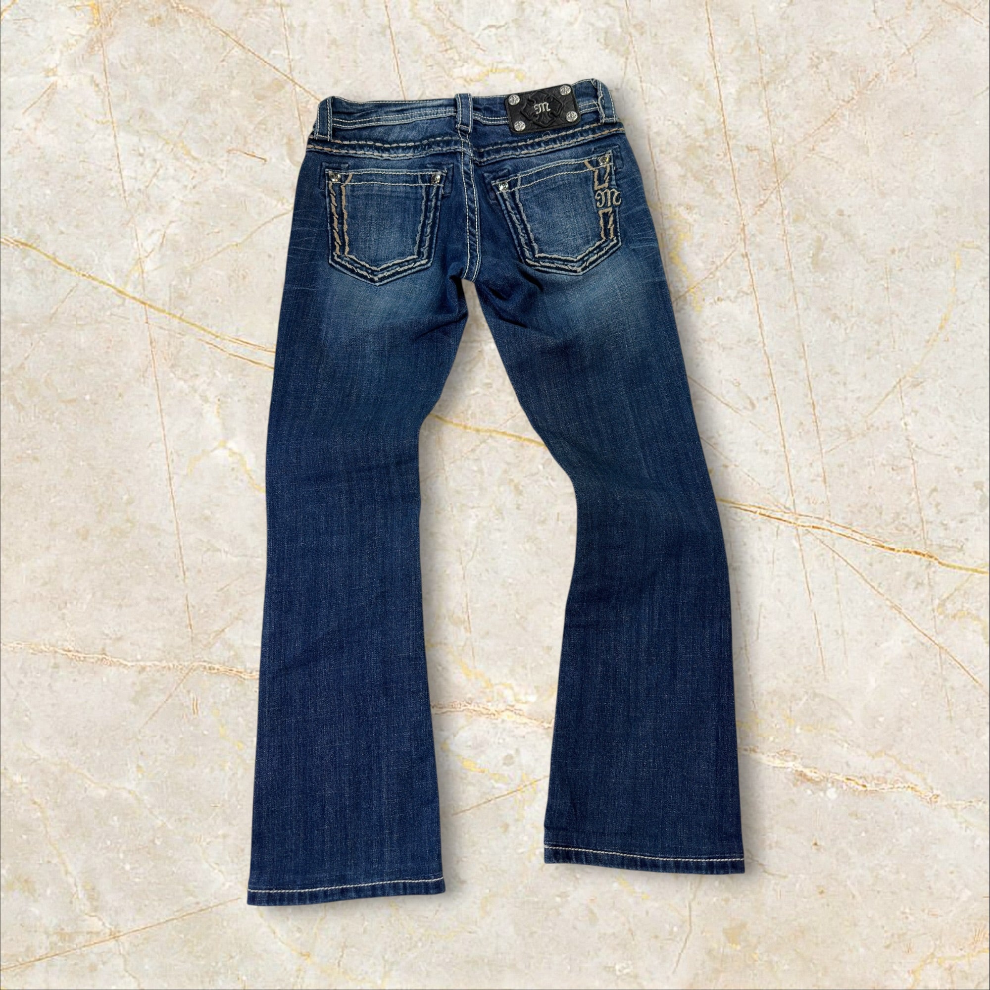 Y2K Miss Me Flared Bootcut Low Waist Jeans Size 32 / XXS