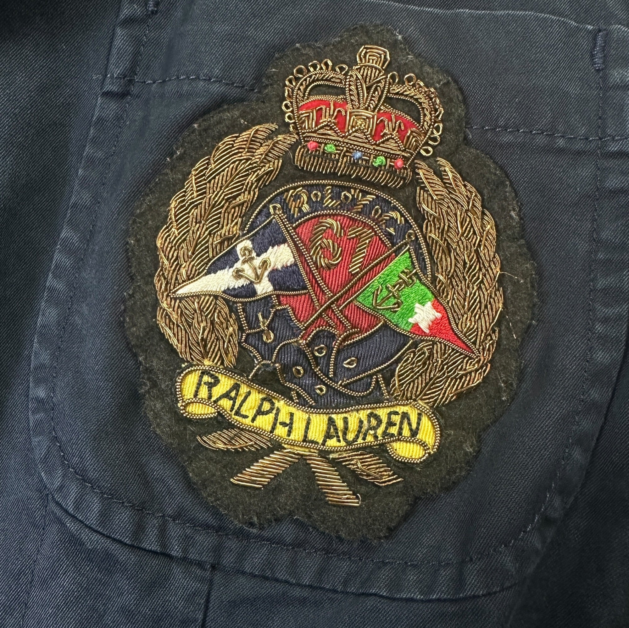 Ralph Lauren Vintage 90s / Y2K Damen Denim Jacke / Blazer — Size L (fittet eher wie eine M)