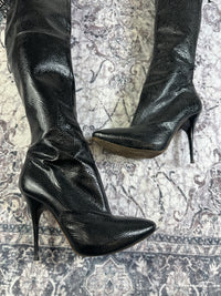 Y2K Alexander McQueen Overknee Stiefel 37.5