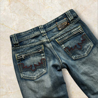 Y2K Japan Style Damen Low Waist Straight Jeans — Size 34 / XS