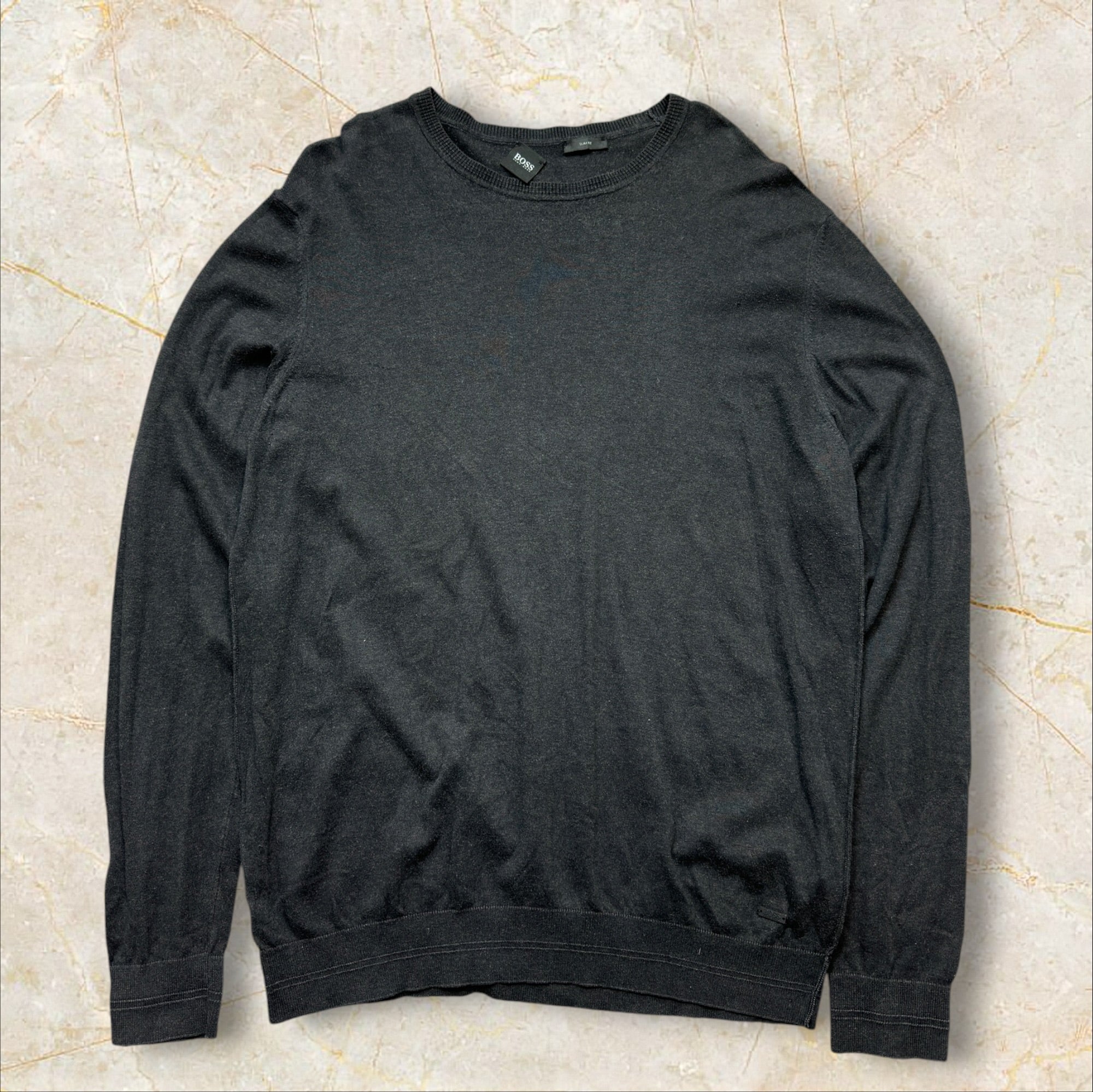 Hugo Boss Knit Longsleeve Slim Fit Sweatshirt Size 2XL