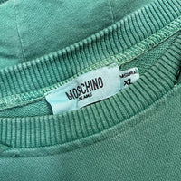 Moschino Jeans Uomo Vintage Herren Hoodie — Distressed / Used-Look