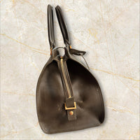 Yves Saint Laurent (YSL) Vintage Chyc Tote Large Damen Handtasche — Khaki-Braun