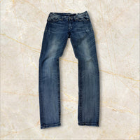 Y2K Miss Me Skinny Low Waist Jeans Damen Size 38 / M
