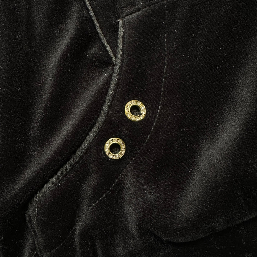 Y2K F&2 Velour Zip Hoodie “Ghetto 97”