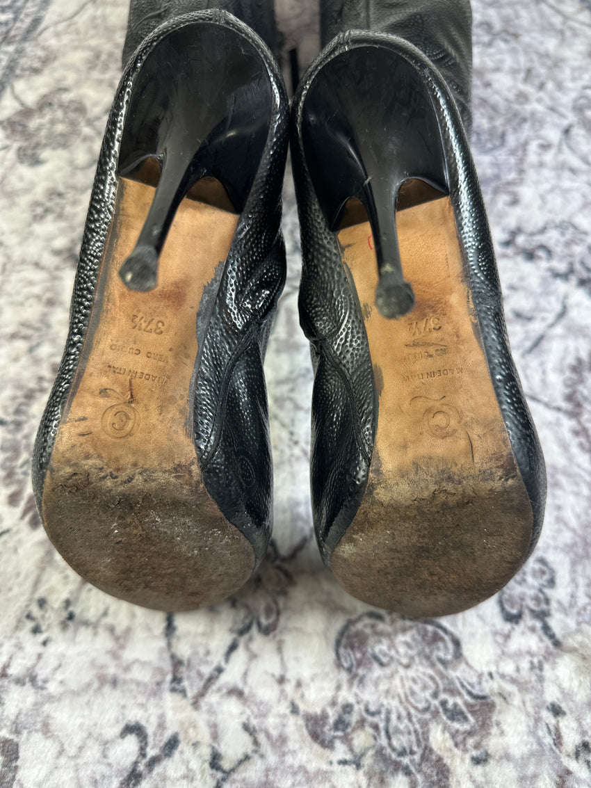 Y2K Alexander McQueen Overknee Stiefel 37.5