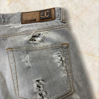 Just Cavalli Y2K Ripped Slim Herren Jeans Size 44 / L