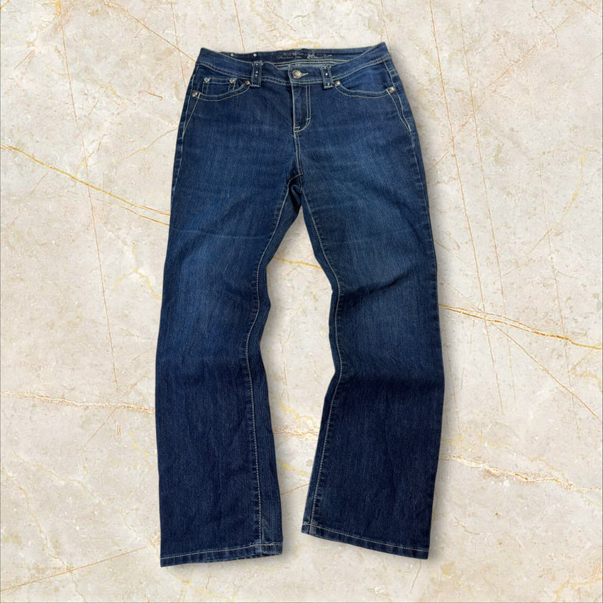 Y2K Flared Miss Me Style Damen Jeans Size 40 / L