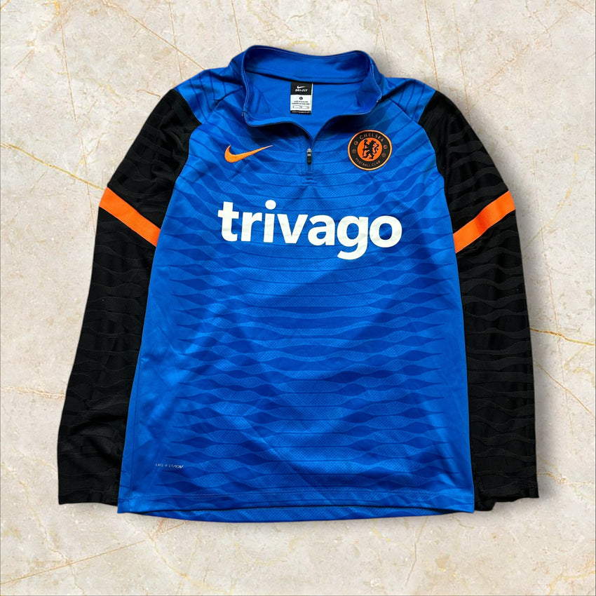 Nike Chelsea FC Quarter Zip Training Top Size S