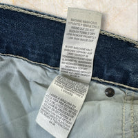 True Religion Y2K Straight Ripped Herren Jeans Size 44 / L