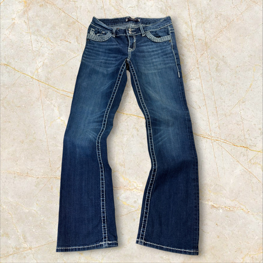 Y2K Vigoss Flared Low Waist Jeans Damen Size 38-40 / M-L