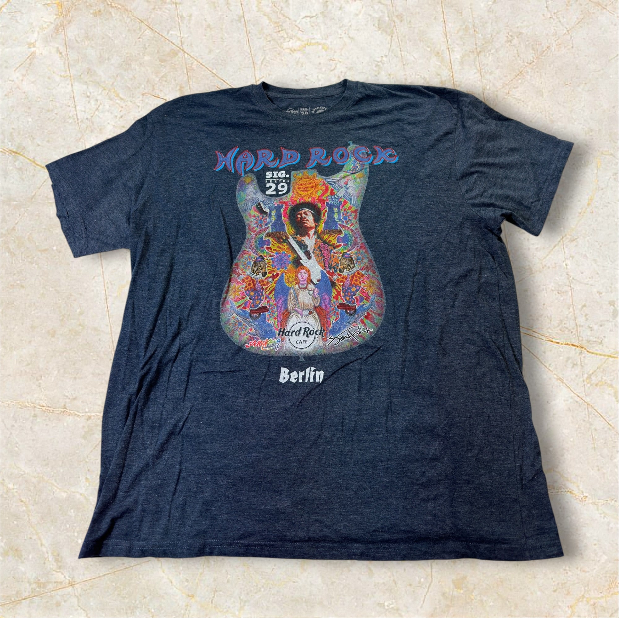 Hard Rock Cafe Jimi Hendrix Berlin Unisex T-Shirt — Size XXL