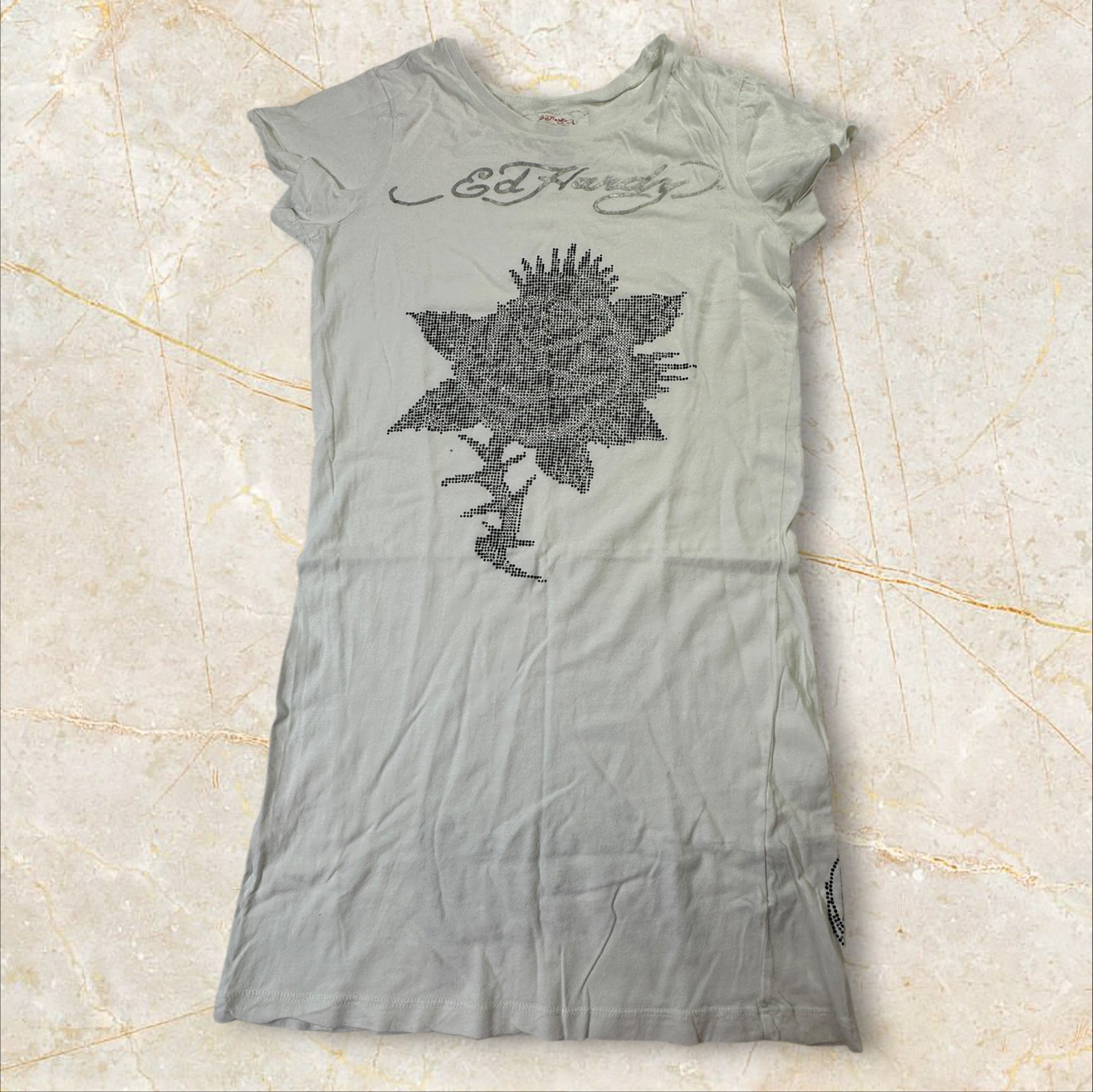 Ed Hardy Vintage Graphic T-Shirt — Size L (fittet wie S-M)