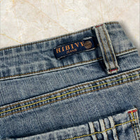 Y2K China Style Mid Waist Flared Jeans Size S / 36