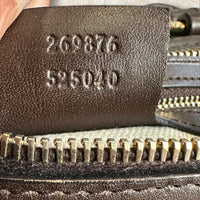 Gucci Vintage Web „Boston Bag“ Handtasche — GG Monogramm