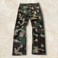 Philipp Plein Camouflage Straight Herren Hose Size 42 / M