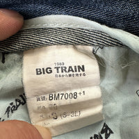 Y2K Big Train Japan Style Herren Straight Jeans Size 36 / XS
