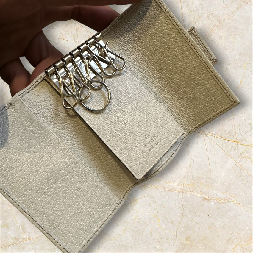 Gucci Vintage Schlüsselelefant / Keyholder — GG Monogramm