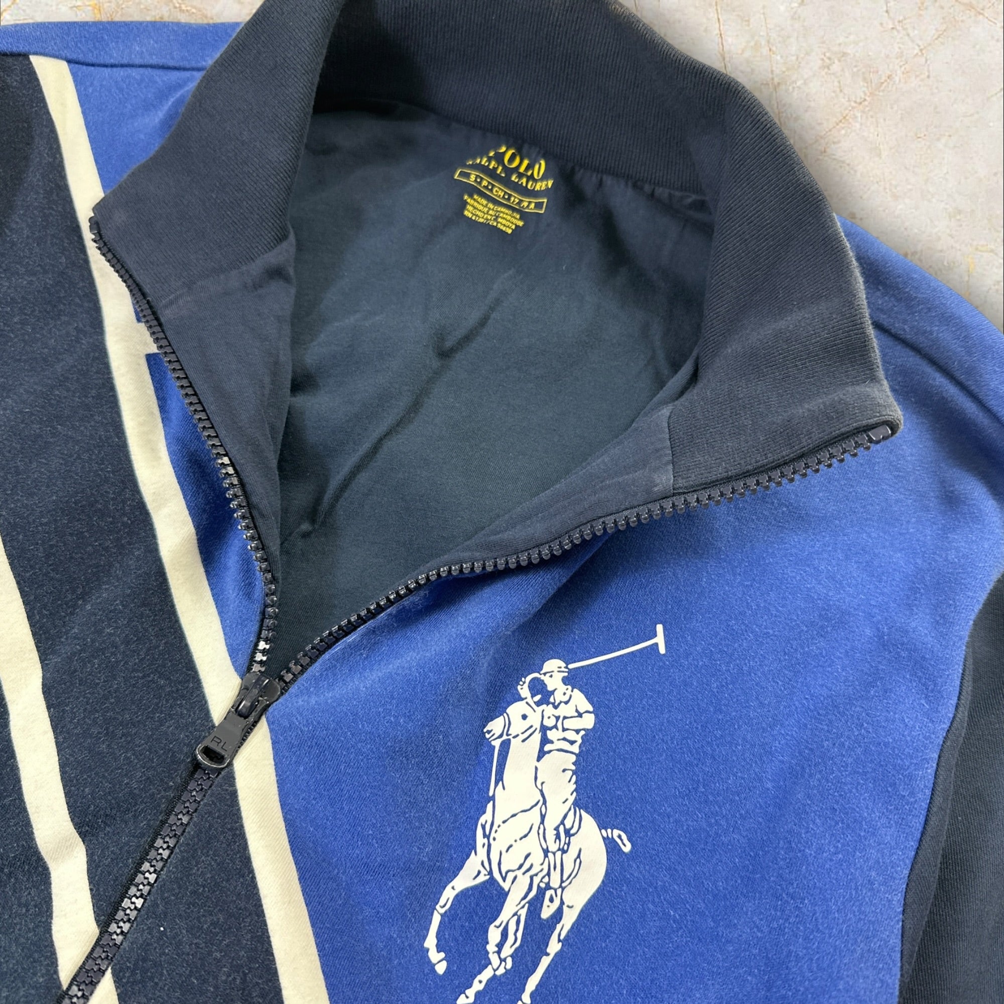 Ralph Lauren Big Pony US Open Zip Hoodie Multi-Color Unisex Size S