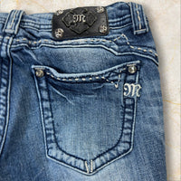 Y2K Miss Me Skinny Low Waist Jeans Damen Size 38 / M