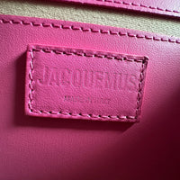 Jacquemus Le Grand Bambino Damen 
Handtasche / Crossbody — Pink & Gold Hardware