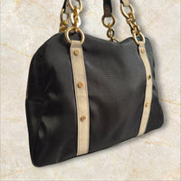 Roberto Cavalli Freedom Vintage Schultertasche — Y2K Multi-Pocket Design