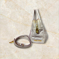 Miu Miu Lammleder Handtasche / Crossbody – Beige