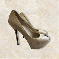 Sergio Rossi Damen Peep Toe Pumps — Size 37,5