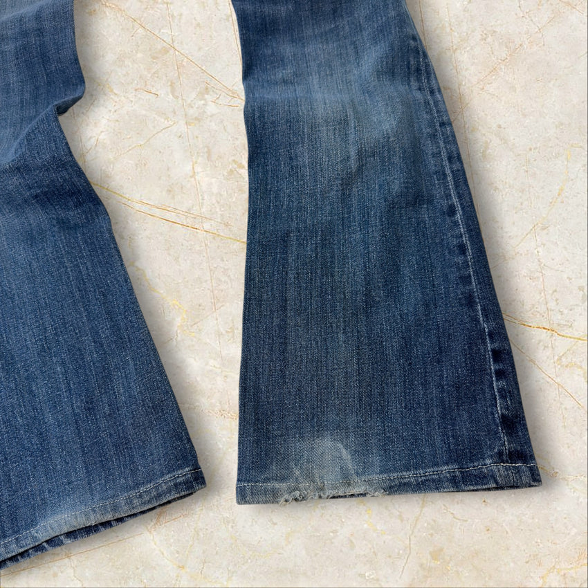 Y2K Miss Me Low Waist Flared Bootcut Jeans Damen Size 38 / M