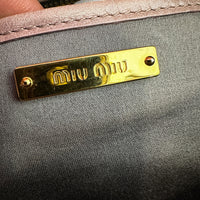 Miu Miu Lammleder Handtasche / Crossbody – Beige