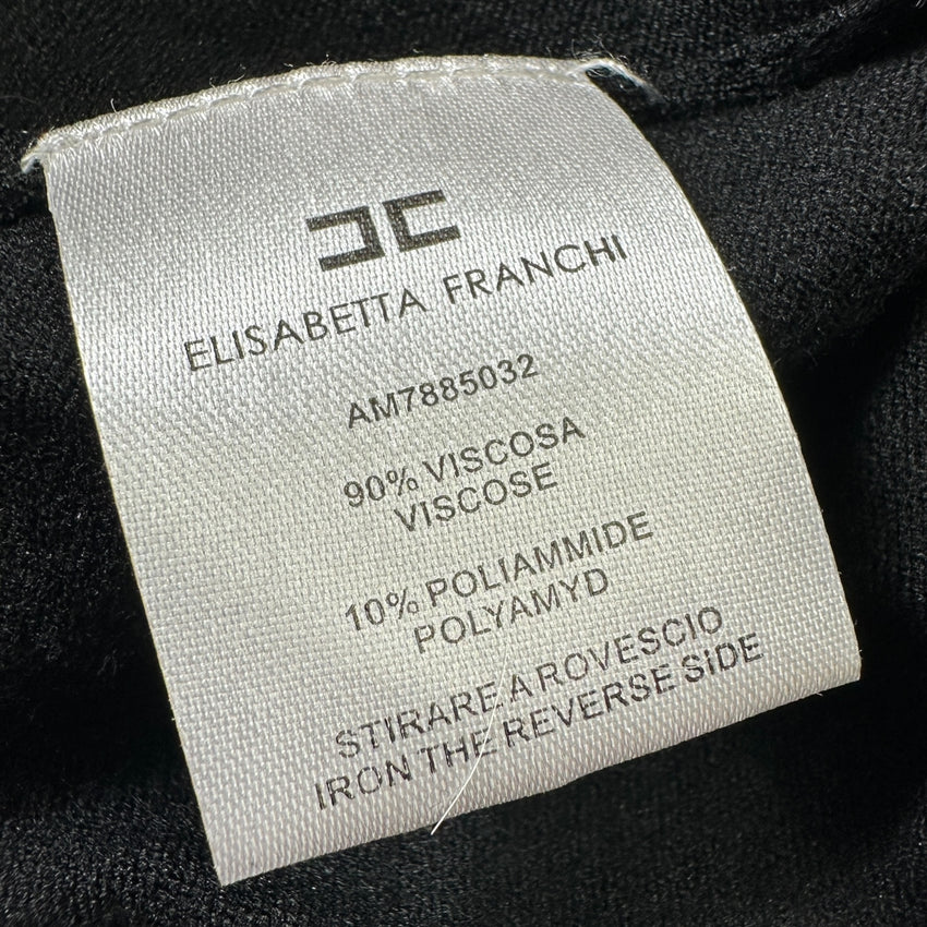 Elisabetta Franchi Elegantes Strickkleid — Size IT 42 / XL (fittet wie S-M)