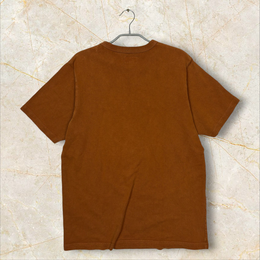 Supreme New York Herren Oversize T-Shirt — Rust Brown Size M