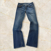 Y2K Miss Me Low Waist Flared Bootcut Jeans Damen Size 38 / M