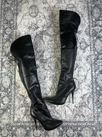 Y2K Alexander McQueen Overknee Stiefel 37.5