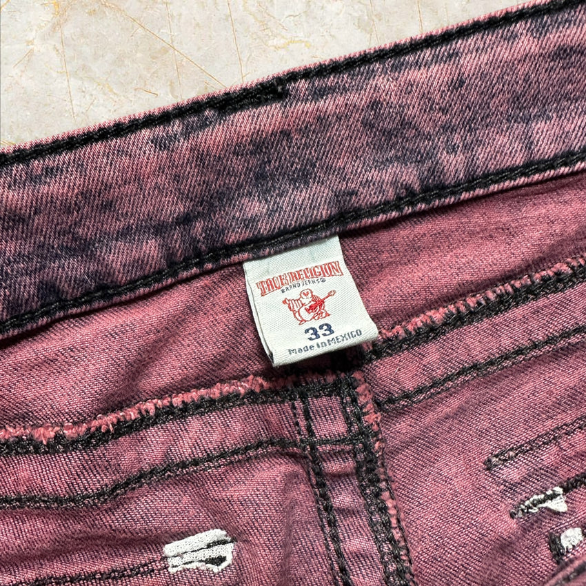 Y2K True Religion Damen Denim Shorts — Size 44 / 2XL
