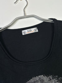 Y2K Golden Days Damen Skull Longsleeve Size M