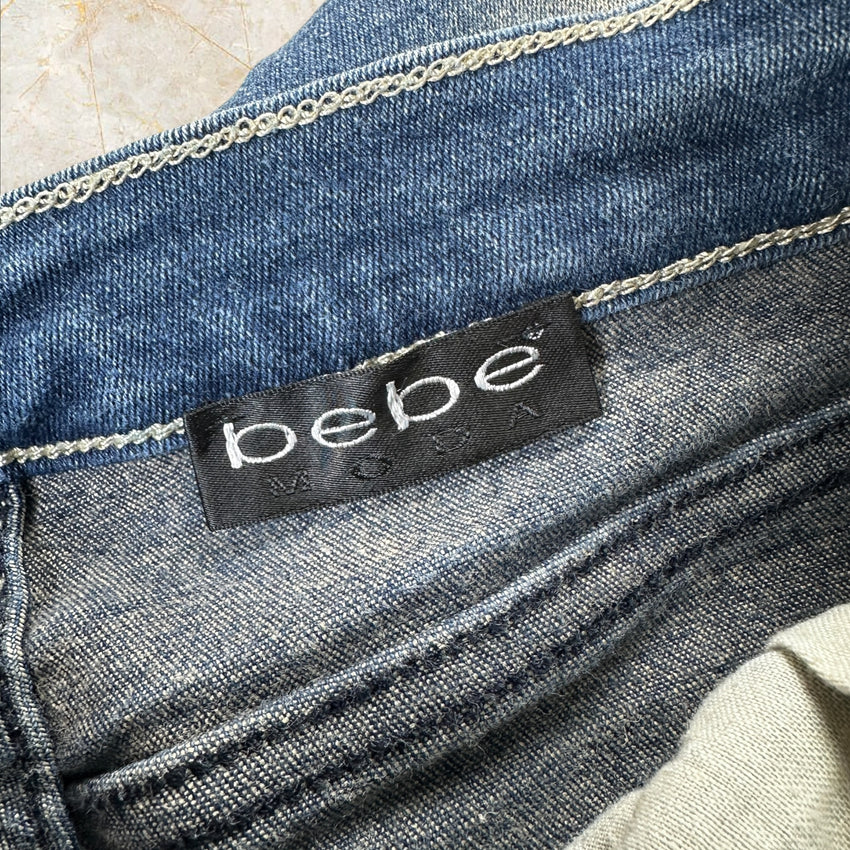 Y2K BeBe Moda Flared Bootcut Jeans Size 30-32 / XXXS-XXS