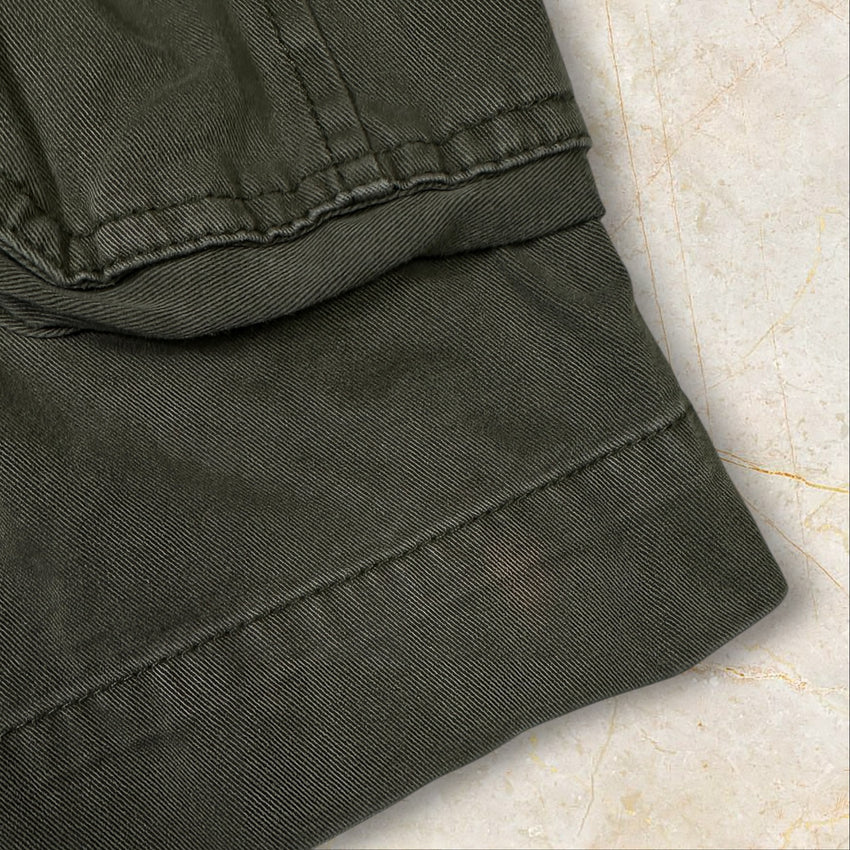 True Religion Brand Jeans Herren Cargo Shorts — Military Khaki / Olive Size 31
