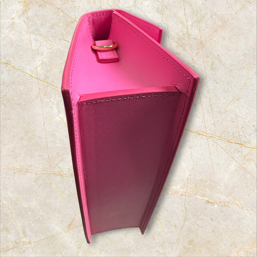 Jacquemus Le Grand Bambino Damen 
Handtasche / Crossbody — Pink & Gold Hardware