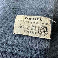 Diesel Y2K Vintage Zip Hoodie — Size XXL
