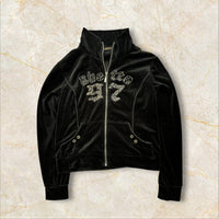 Y2K F&2 Velour Zip Hoodie “Ghetto 97”