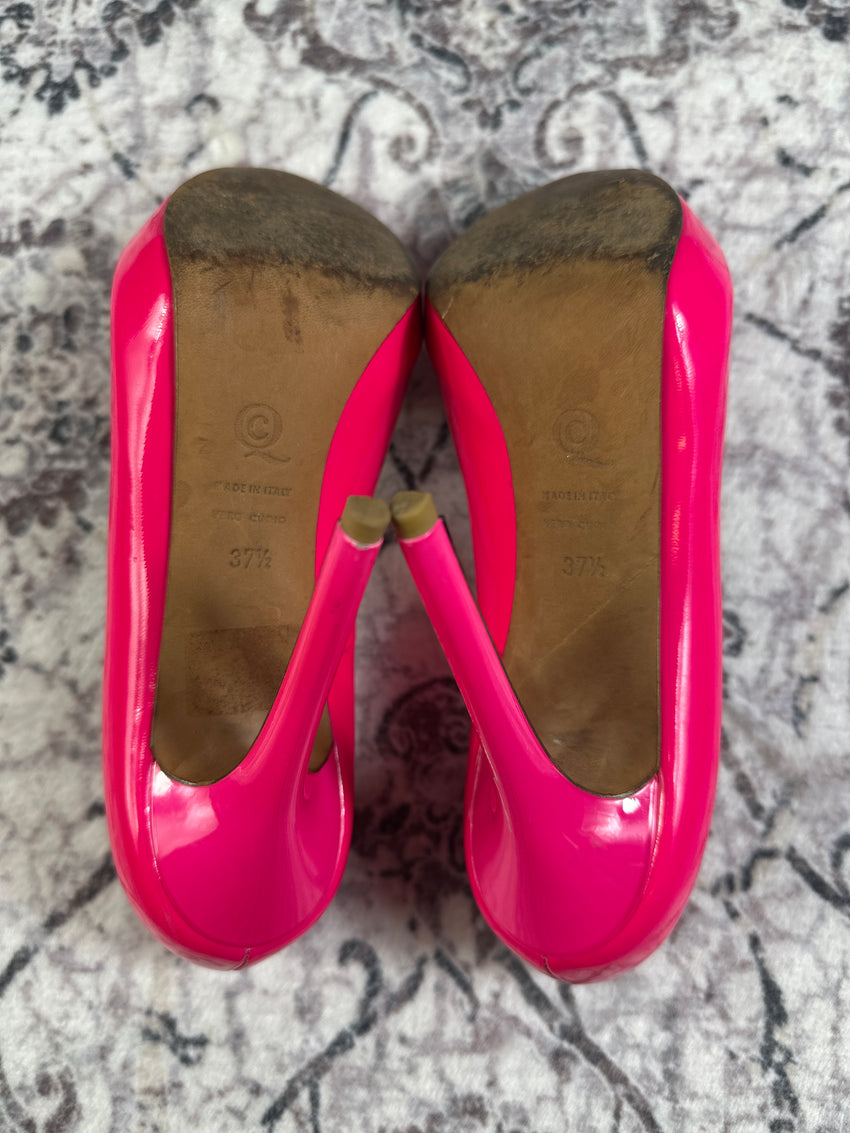 Y2K Alexander McQueen Peep Toe Pumps / High Heels 37.5