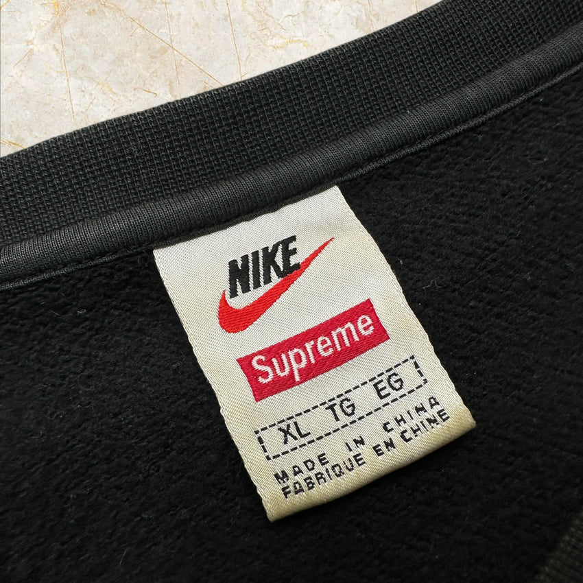 Nike x Supreme Crewneck Sweatshirt Ovesize XL Fit 2XL
