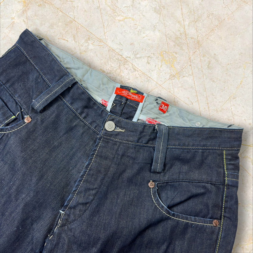 Y2K Ed Hardy Baggy Herren Jeans Size 46 / L-XL