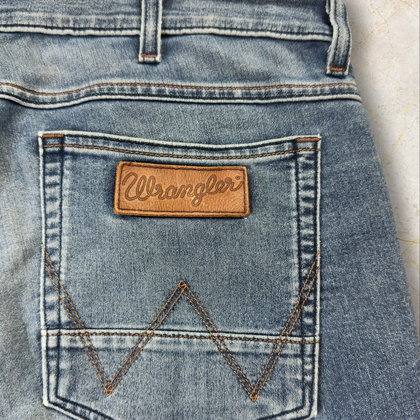 90s Vintage Wrangler Slim Herren Jeans Size 42 / M