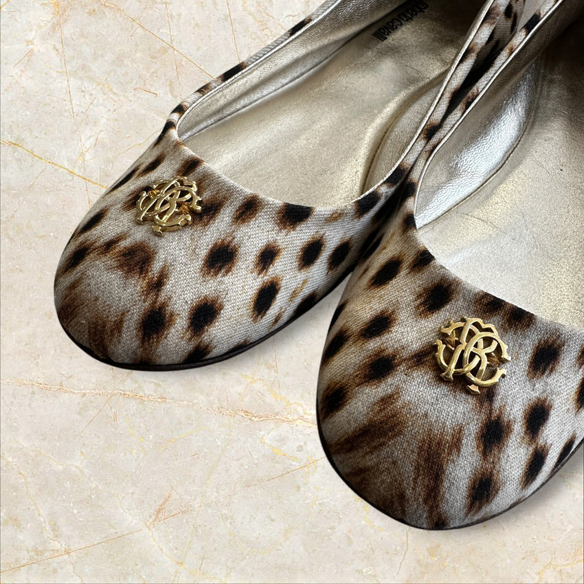 Y2K Roberto Cavalli Ballerinas — Size 37,5