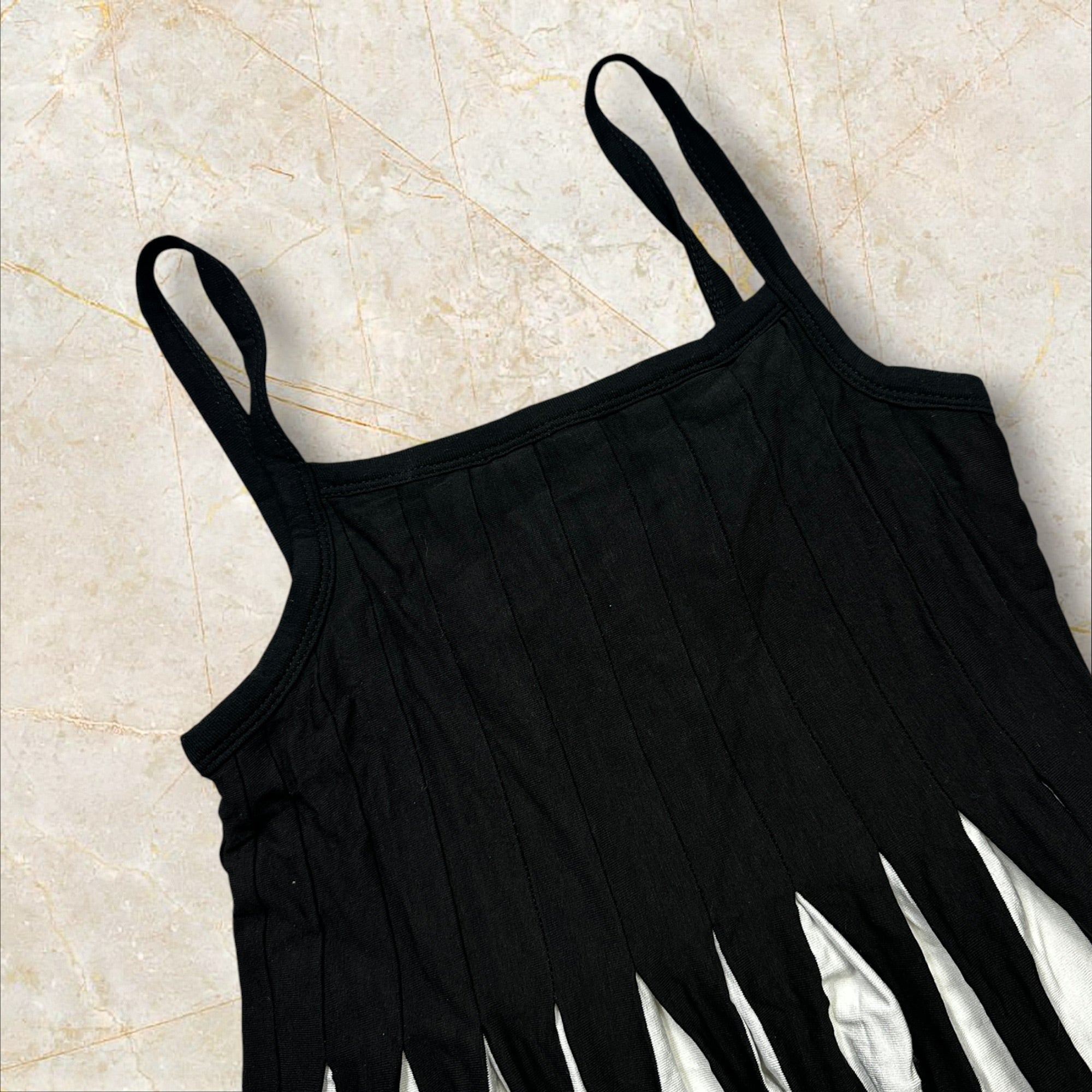 2000s Bailey Sommerkleid Streifen XS